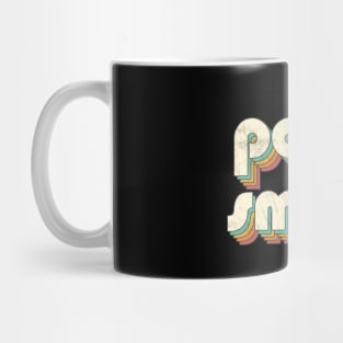 Retro Vintage Rainbow Patti Letters Distressed Style Mug